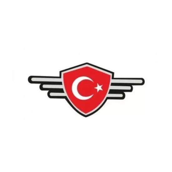 Ce-Ka Tr Bayrak Çıkartma Araç Sticker